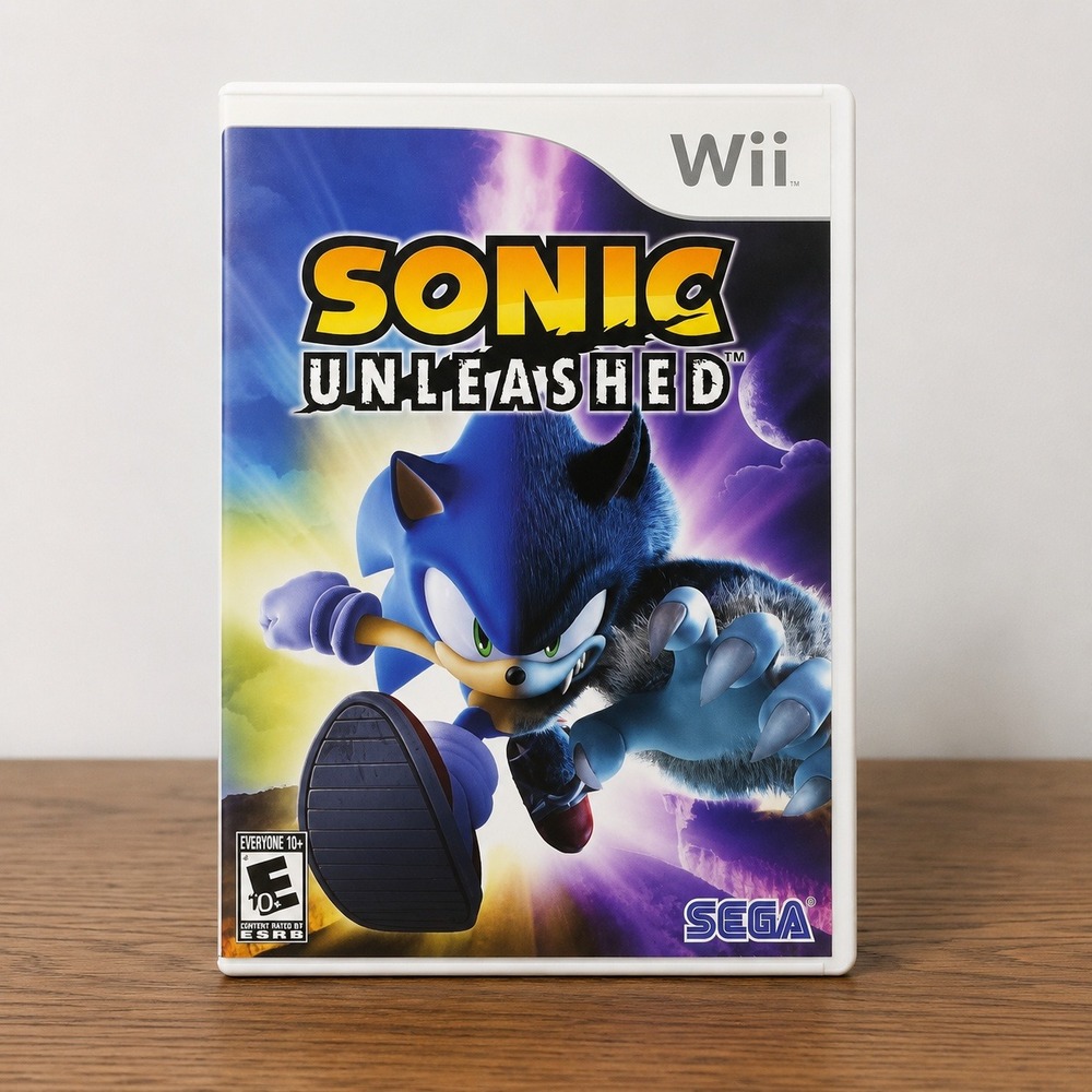 Sega Sonic Unleashed Nintendo Wii Game Complete CIB Excellent Retro Gaming